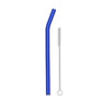 Colored Bent Glass Straws - Single Straw