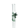 Glass Straw - Green Frog On Clear Straight