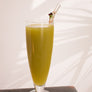 Glass Straws - Tree Frog On Clear Bent Glass Straw