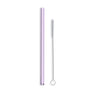 Colored Straight Glass Straws - Single Straw