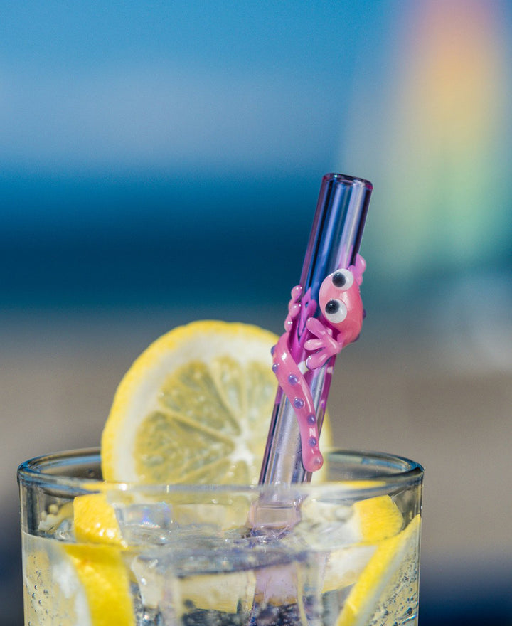 Breast Cancer Awareness Pink Straws – Hummingbird Glass Straws