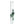 Glass Straw - Green Frog On Clear Straight