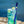 Glass Straws - Sky Blue Turtle On Blue Straight Straw